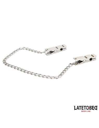 Pinzas Pezones con Cadena 405cm Zinc