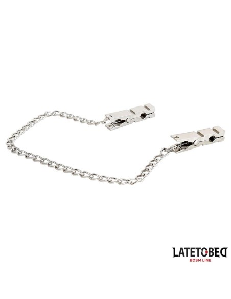 Pinzas Pezones con Cadena 405cm Zinc