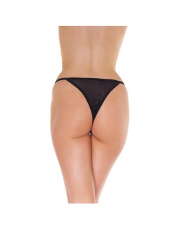 Rimba Amorable Tanga Abierto Color Negro Talla unica 2