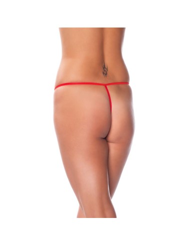 Rimba Amorable Tanga Color Rojo Talla unica