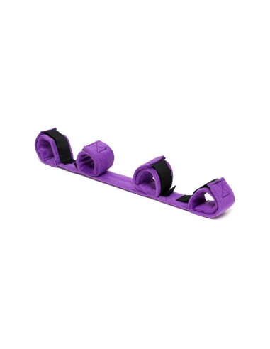 Barra Separadora con 4 Esposas Purpura