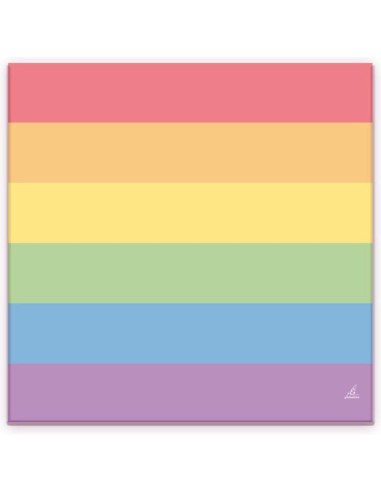Set 20 Servilletas con Colores Bandera LGBT