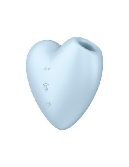 Cutie Heart Succionador de Clitoris y Vibracion Azul Cutie Heart Succionador de Clitoris y Vibracion Azul