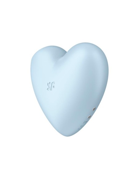 Cutie Heart Succionador de Clitoris y Vibracion Azul Cutie Heart Succionador de Clitoris y Vibracion Azul