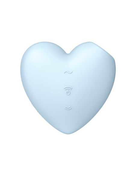 Cutie Heart Succionador de Clitoris y Vibracion Azul Cutie Heart Succionador de Clitoris y Vibracion Azul