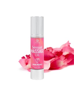 Aceite de Masaje Sensual Petalos Rosa 50 ml