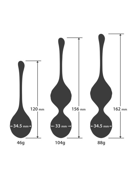 Taylor 20 Bolas Kegel Silicona Purpura