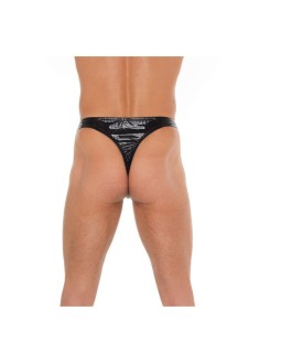 Tanga Negro Brillante Talla unica 2