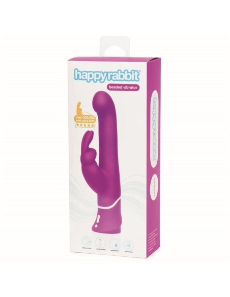 Vibrador Rotador Beaded Punto G Purpura