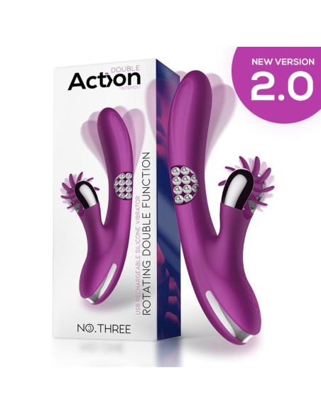 No Three Rotador con Bolas Giratorias 360º y Rueda Estimuladora No Three Rotador con Bolas Giratorias 360º y Rueda Estimuladora