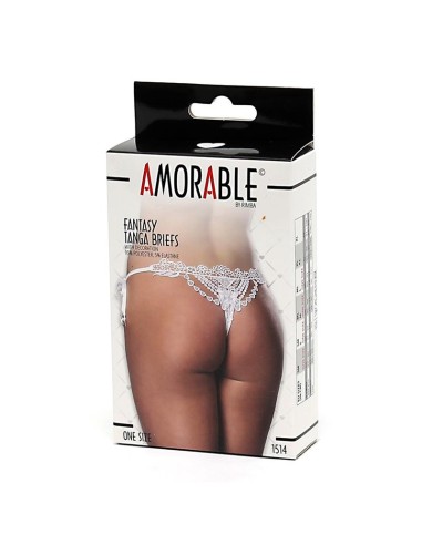 Tanga Fantasia Blanco Talla Unica