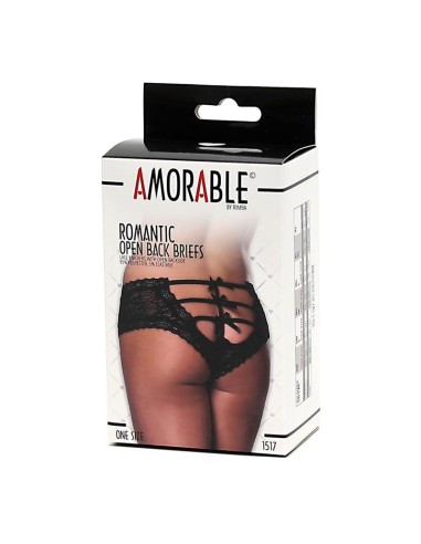 Braguitas Tipo Corset Negras Talla unica
