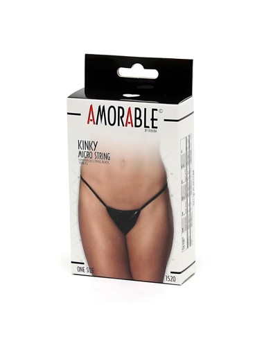 Micro Tanga Negro Talla Unica
