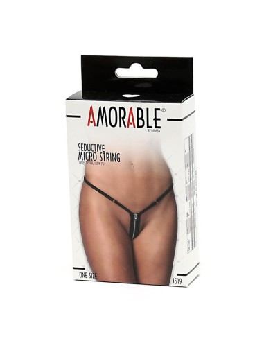 Micro Tanga con Cremallera Talla Unica