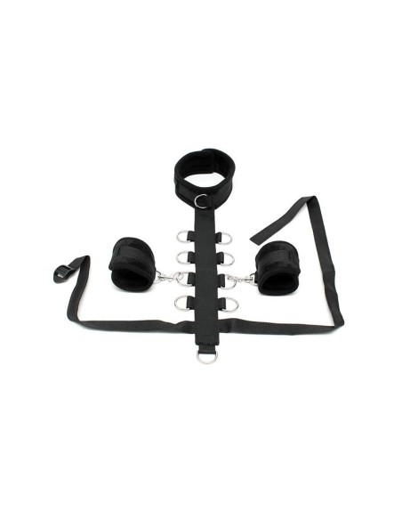 Set Collar con Esposas Negro Set Collar con Esposas Negro