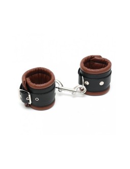 Esposas Cuero Negro y Marron 7cm 2