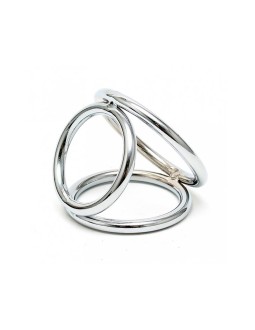 Anillos en Triangulo Metalico para Pene y Testiculos 2