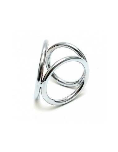 Anillos en Triangulo Metalico para Pene y Testiculos
