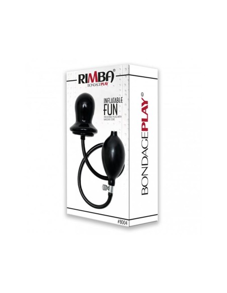 Plug Inflable Negro Latex Plug Inflable Negro Latex