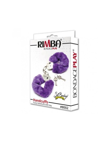 Esposas Metalicas con Pelo Morado