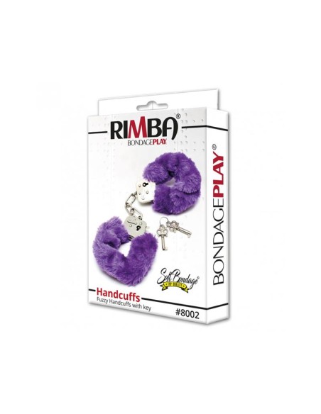 Esposas Metalicas con Pelo Morado