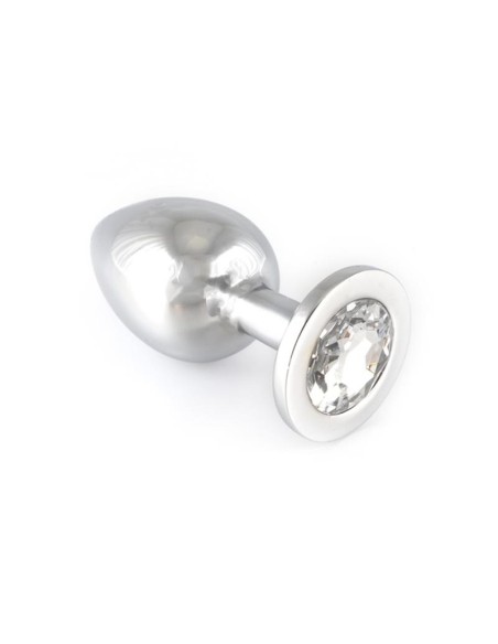 Plug Anal Acero Inoxidable Transparente Plug Anal Acero Inoxidable Transparente