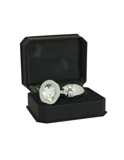 Plug Anal Acero Inoxidable Transparente 2