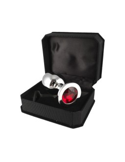 Plug Anal Acero Inoxidable Rojo 2