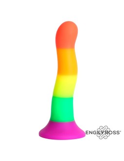 Dildo Color Arcoiris LGBT 18 cm 2