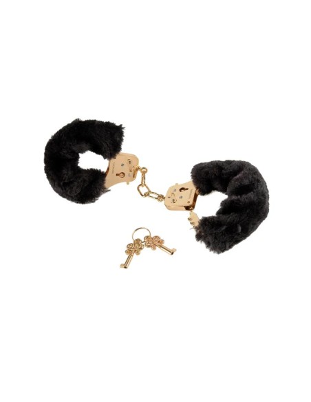 Fetish Fantasy Gold Esposas con Pelo Furry Deluxe Dorado