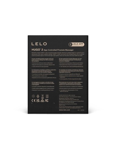 Hugo 2 Masajeador prostatico con APP Negro