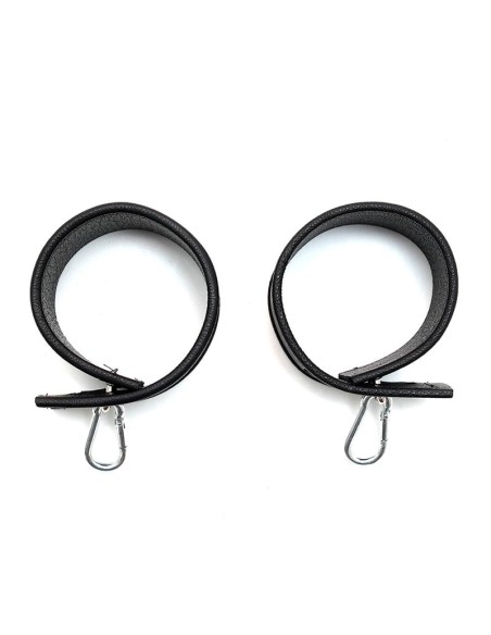 Rimba Bondage Play Esposas de Cuero Ajustables