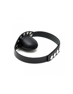 Mordaza con Forma de Lengua Cuero Ajustable 2