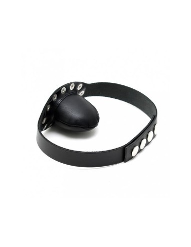 Mordaza con Forma de Lengua Cuero Ajustable