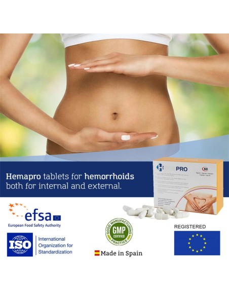Hemapro Pastillas para las Hemorroides 60 Comprimidos