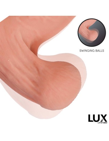 Dirk Dildo Triple Densidad con Testiculos Oscilantes 10