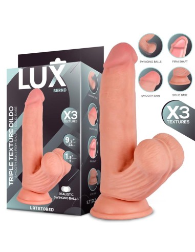 Bernd Dildo Triple Densidad con Testiculos Oscilantes 92