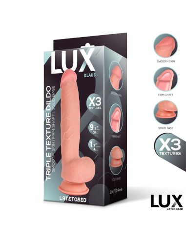 Klaus Dildo Triple Densidad con Testiculos 94