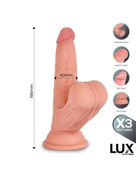 Lars Dildo Triple Densidad con Testiculos Oscilantes 76 Lars Dildo Triple Densidad con Testiculos Oscilantes 76