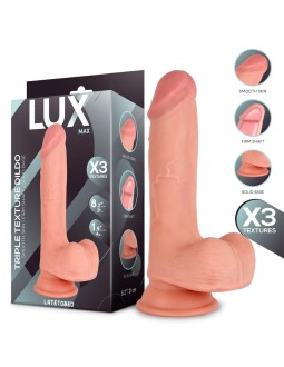 Max Dildo Triple Densidad con Testiculos 82 2