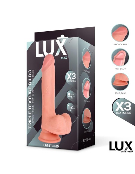 Max Dildo Triple Densidad con Testiculos 82 Max Dildo Triple Densidad con Testiculos 82