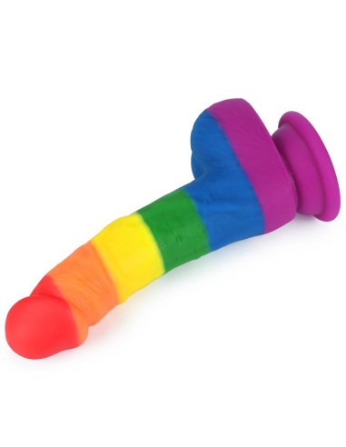 Dildo Prider 8 Silicona Liquida LGBT