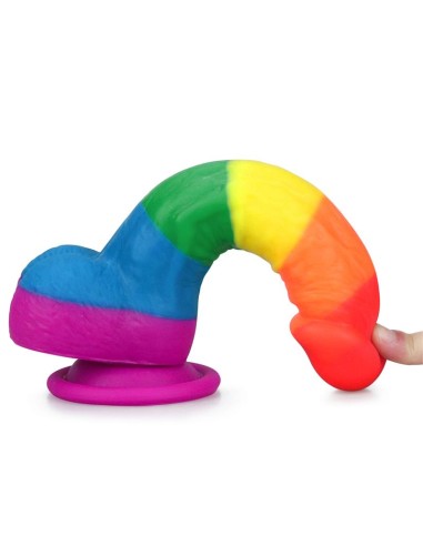 Dildo Prider 8 Silicona Liquida LGBT
