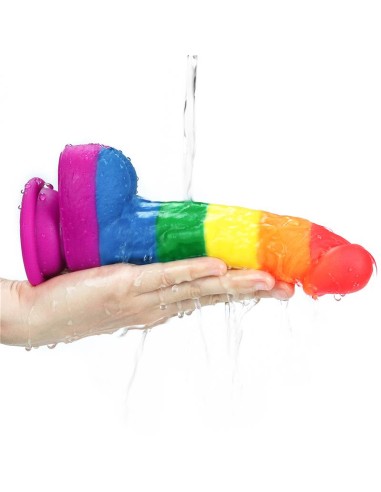 Dildo Prider 8 Silicona Liquida LGBT