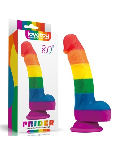 Dildo Prider 8 Silicona Liquida LGBT