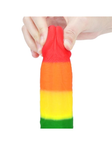 Dildo Prider 9 Silicona Liquida LGBT Dildo Prider 9 Silicona Liquida LGBT