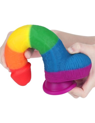 Dildo Prider 9 Silicona Liquida LGBT