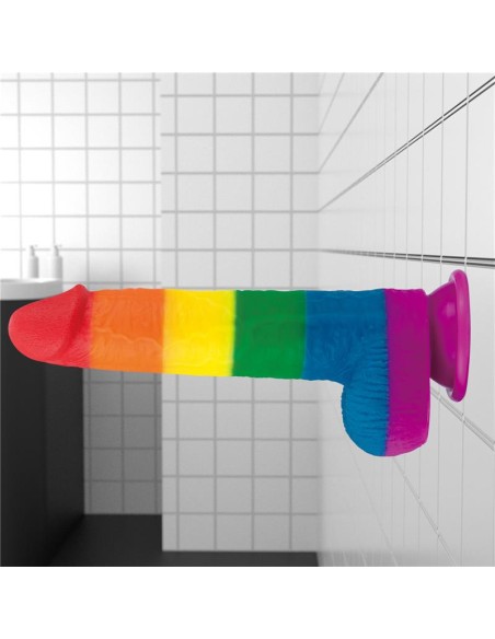 Dildo Prider 9 Silicona Liquida LGBT Dildo Prider 9 Silicona Liquida LGBT