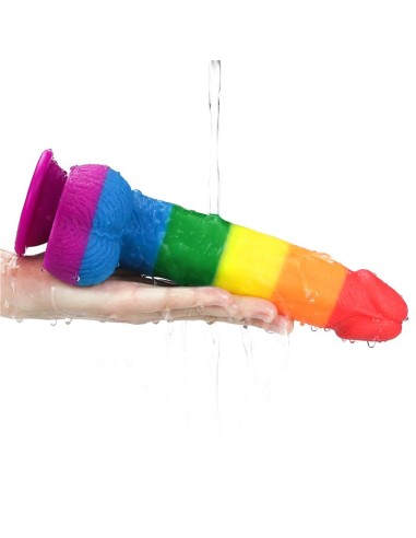 Dildo Prider 9 Silicona Liquida LGBT