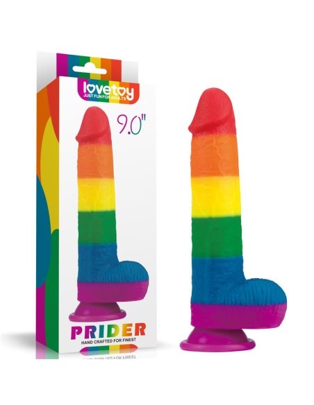 Dildo Prider 9 Silicona Liquida LGBT Dildo Prider 9 Silicona Liquida LGBT